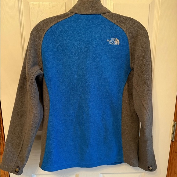 The North Face Blue and Brown Fleece Boys Size Large - Picture 4 of 7